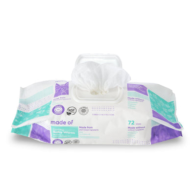 Soothing Organic Baby Wipes -  72 Count